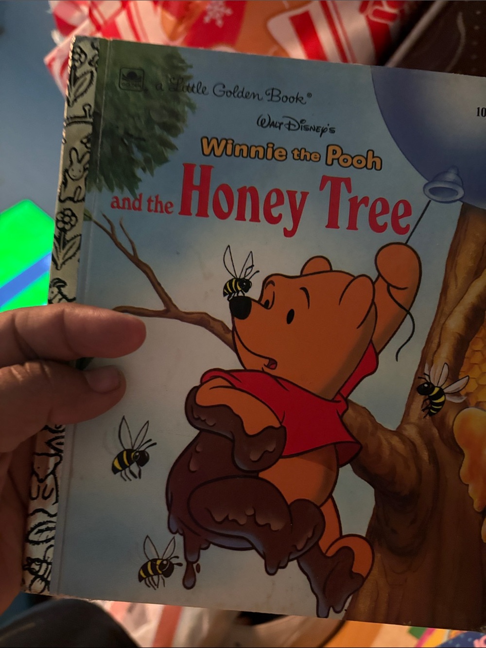 Walt Disney Winnie the Pooh Honey Tree Kids Book - Blue